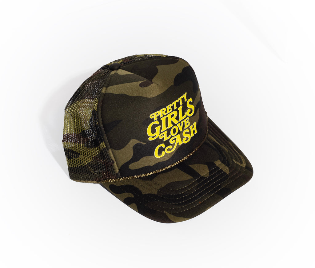 Pretty Girls Love Cash Hat - “Camo”